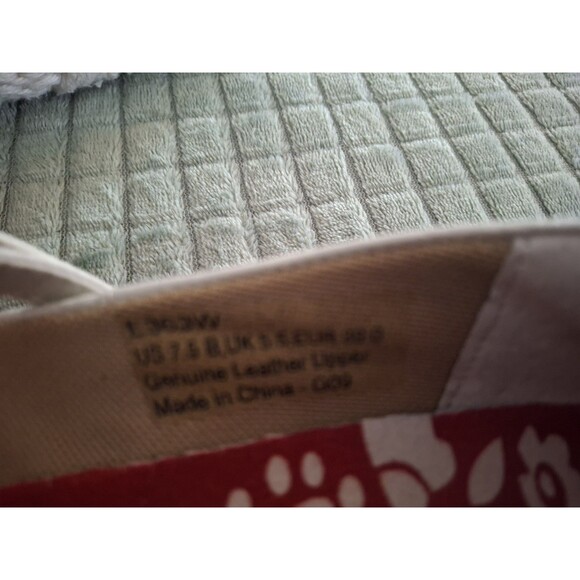 Aetrex Mary Jane Beige Leather Round Toe Hook Loop Strap Shoes Size US 7.5 - Picture 6 of 6